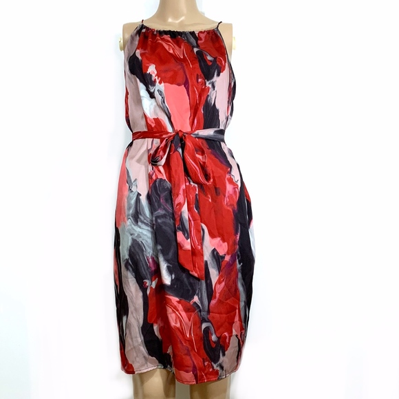 DKNY Dresses & Skirts - DKNY Watercolor Print Halter Dress